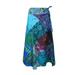 Mogul Women Wrap Around Skirts Housedress Maxi Skirt Cotton Summer Resort Wear Sarong One size