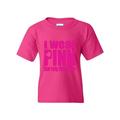 Wear Pink For Brother Fight Cancer Unisex Youth Kids T-Shirt Tee