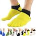 Outdoor Men's Breathable Cotton Toe Socks Pure Sports Comfortable 5 Finger Toe Sock