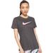 Nike Dry T-Shirt Women's Grey Pink AQ3212-091