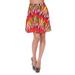 Women's Chevron Printed Fit and Flare Skirt