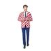 OppoSuits Men's United Stripes Americana Suit
