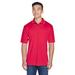 Men's Cool & Dry Sport Two-Tone Polo - RED/ WHITE - M