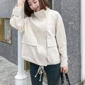 Lady Fashion Women Winter Windbreaker Jacket Coat Warm Long Sleeves Overcoat