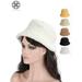 Luxtrada Outdoor Women Winter Bucket Hat Faux Fur Wool Warm Cloche Hats Fisherman Cap