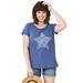 ellos Women's Plus Size Love Tee Shirt