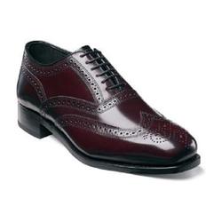 Florsheim Lexington Men Dress Shoes Wingtip Leather Burgundy 17066-05