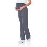 Landau 2399 Womens Maternity Bootcut Pant-steel-Small