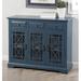 Rakestraw 42.3" Wide 3 Drawer Sideboard Wood in Blue/Brown/Gray Laurel Foundry Modern Farmhouse® | 34.5 H x 42.3 W x 14.3 D in | Wayfair