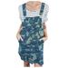 Mnycxen Women's Sexy Summer Dress Women Summer Camouflage Print With Pocket Loose Dress Casual Strap Dress