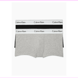 Calvin Klein Men's NB1541-997 Modern Cotton Stretch 2-Pack Low Rise Trunks XL