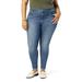 Signature by Levi Strauss & Co. Women's Plus Simply Stretch Shaping High Rise Super Skinny Jeans