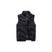 Men Zipper Vest Sleeveless Puffer Winter Warm Outwear Padded Jacket Coats