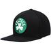 Boston Celtics Mitchell & Ness Downtime Redline Snapback Hat - Black - OSFA