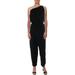 Lauren Ralph Lauren Womens Aubrezia Shirred One Shoulder Jumpsuit