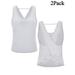 Workout Tank Tops for Women Yoga Tops Racerback Tank top Athletic Muscle Gym Cross Open Back Tank Shirts & Tops, 2 Pack Color Black,Rose Red,Gray,White/S-XL