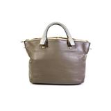 Pre-ownedChloe Leather Multiple Strap Medium Baylee Tote Handbag Tan Brown