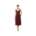 Brand - Daily Ritual Women's Jersey Sleeveless Empire-Waist Midi Dress