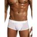 Men's Traceless Underwear Ice Silk Boxer Brief Sexy Ultra-Thin Bulge Pouch Boxer Briefs,4Pack
