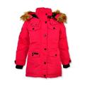 Canada Weather Gear Girls' Flapped Seam Insulated Parka (Big Girls)