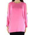 Lauren Ralph Lauren NEW Pink Womens Size Small S Split-Sleeve Blouse