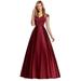 Ever-Pretty Womens Navy Blue Off Shoulder Special Occasion Wedding Party Dresses for women 07934 Burgundy US10