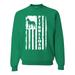 Pitbull Dad Dog Dag Funny Gift Mens Dog Lover Crewneck Graphic Sweatshirt, Kelly, X-Large