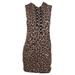 Medium Junior Leopard Print Sheath Dress M