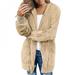 EleaEleanor New Autumn Winter Female Jacket Causal Soft Hooded Coat with Pocket Fleece Plush Warm Faux Fur Fluffy Women Jacket Plus Size