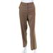 Pre-ownedEscada Womens Solid High Waist Straight Leg Dress Trousers Brown Size 38
