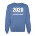 2020 Recommend 1 Star Rating Mens Humor Crewneck Graphic Sweatshirt, Vintage Heather Blue, X-Large