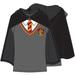 Disney Youth Girls Harry Potter Cape Tee Gray Black S