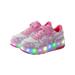 Avamo Unisex Light Up LED Shoes Youth Kids Boy Girl Athletics Sneakers USB Charging Low Top Shoes