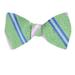 Men's Green Silk Self Tie Bowtie Tie Yourself Bow Ties