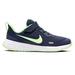 Nike Kids Revolution 5 Pre School Velcro Running Shoe (Midnight Navy/Ghost Green, 1.5)