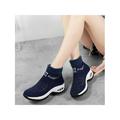 LUXUR Women's Ladies Comfort Sock Sneakers Walking Shoes High Top Fashion Sneakers Casual Shoes