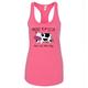 Moo Bitch Get Out The Hay Funny Graphic Lady Tank Top Hot Pink Tee Small