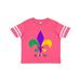 Inktastic Mardi Gras Fleur De Lis Toddler Short Sleeve T-Shirt Female