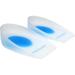 ProCare Silicone Heel Cup Inserts, 1 Pair, Large/X-Large (Shoe Size: Men's 9.5+ / Women's 10+)