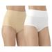 Vassarette Womens 2 Pack Comfortably Smooth Brief Panty, Style 13274