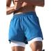 UKAP Mens Running Shorts, Workout Running Shorts for Men, 2-in-1 Stealth Shorts, Gym Yoga Outdoor Sports Shorts