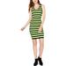 MICHAEL Michael Kors Womens Striped Sheath Tank Dress