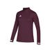 Adidas Womens Athletic Team 19 Long Sleeve Quarter Zip Top