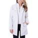 HFX Ladies' All Weather Trench Coat Water Resistant Hooded, Cement XL - NEW