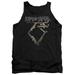 Twisted Sister Bone Logo Adult Tank Top Black