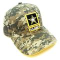 United States Army 3D Star Seal Logo Digital Camo Adjustable Hat