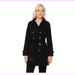 Liz Claiborne New York Double Breasted Trench Coat, Black, S , $97
