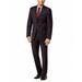 Calvin Klein Mens Textured Two Button Formal Suit