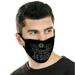 2 Pcs Black Cotton Face Mask Double Layer Reusable and Washable Unisex Face Masks