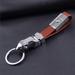 Keys Fashion Leather Keychain Men Luxury Car Llaveros De Cuero Chaveiro Porte Clef Key Rings Best Birthday Gift Key Chains